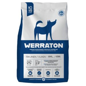 Werraton Aikuinen 12 kg pakkaus Hyvää Suomesta merkillä